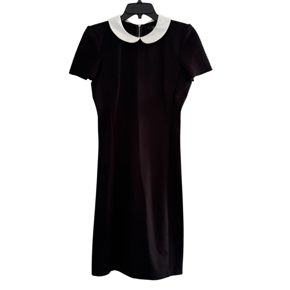 Alex Marie Black and White Peter Pan White Collar Dress Size 4